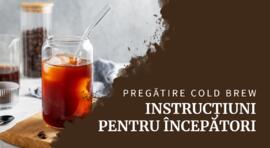 Cum să pregătiți corect un cold brew? Instrucțiuni pentru începători ( și n