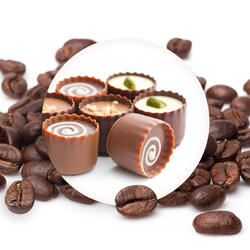 Praline belgiene - cafea boabe decofeinizată